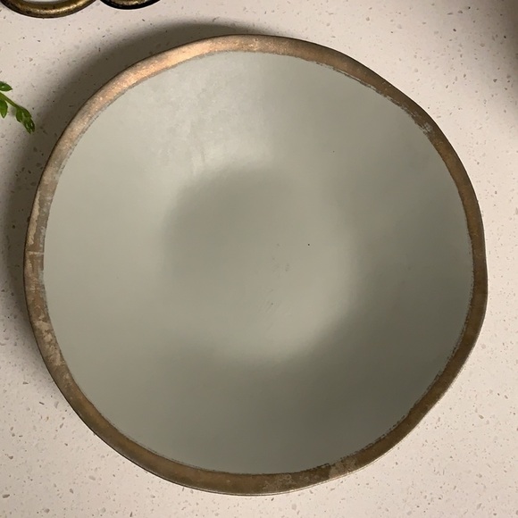 Jars Reflets D’argent gris soup plate 20cm green - Picture 10 of 10